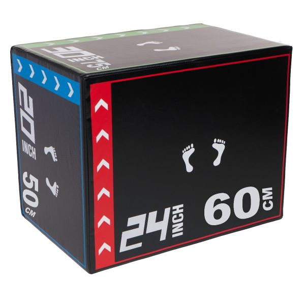 PRISP Foam Plyometric Jump Box 20 24 30 Adjustable Box